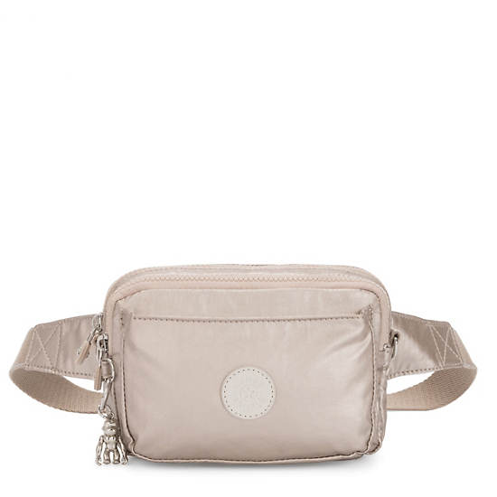 Kipling Abanu Multi Metallic Convertible Crossbody Bag Väska Beige | SE 1178HA